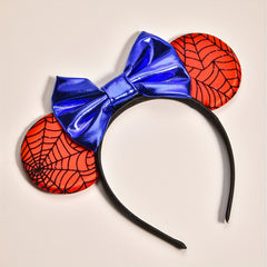 Baby Girls Spider Web Bow Hair Hoop Party Headwear Hair Accessories