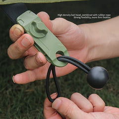 4pcs Elastic Ball Bungee Cords Tent Fixing Rope