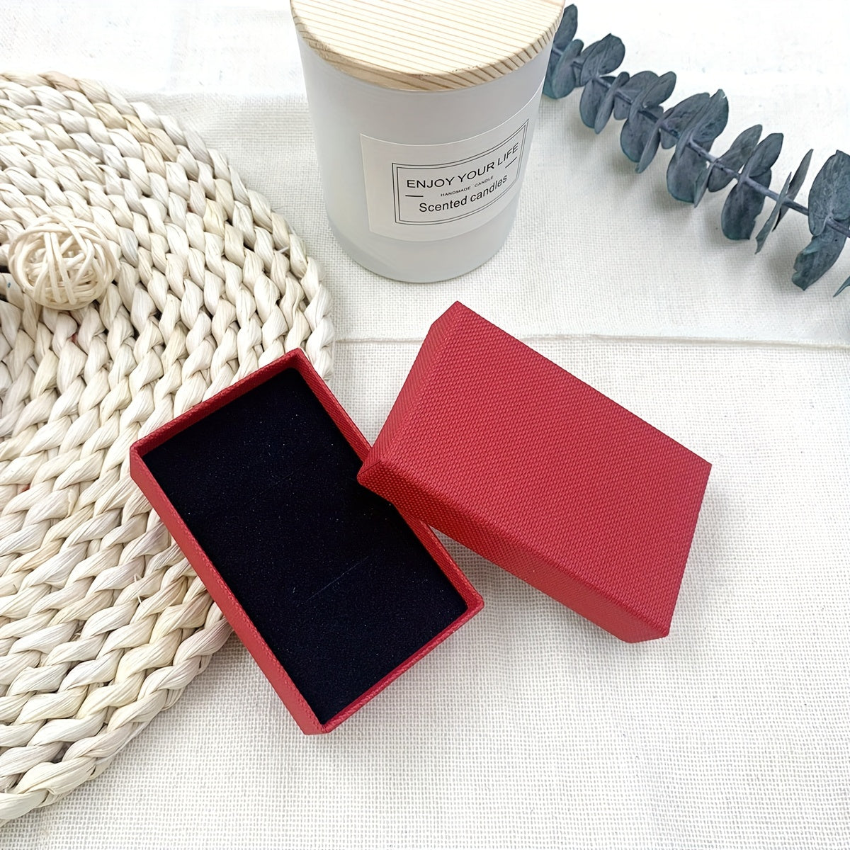 12pcs Classic Style Ring Set Earrings Packaging Box