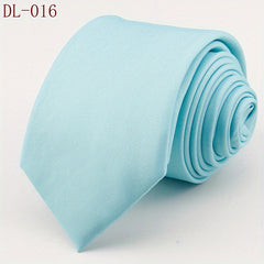 Needle Spring Light Colour Men Teenager Daily Tie Business Style Casual