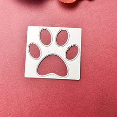 Cat Paw Die Cuts Dog Paw Cutting Die Stencil Cat Claw Embossing Stencil
