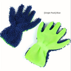 Soft Microfiber Car Cleaning Gloves for Washing and Drying -1pc