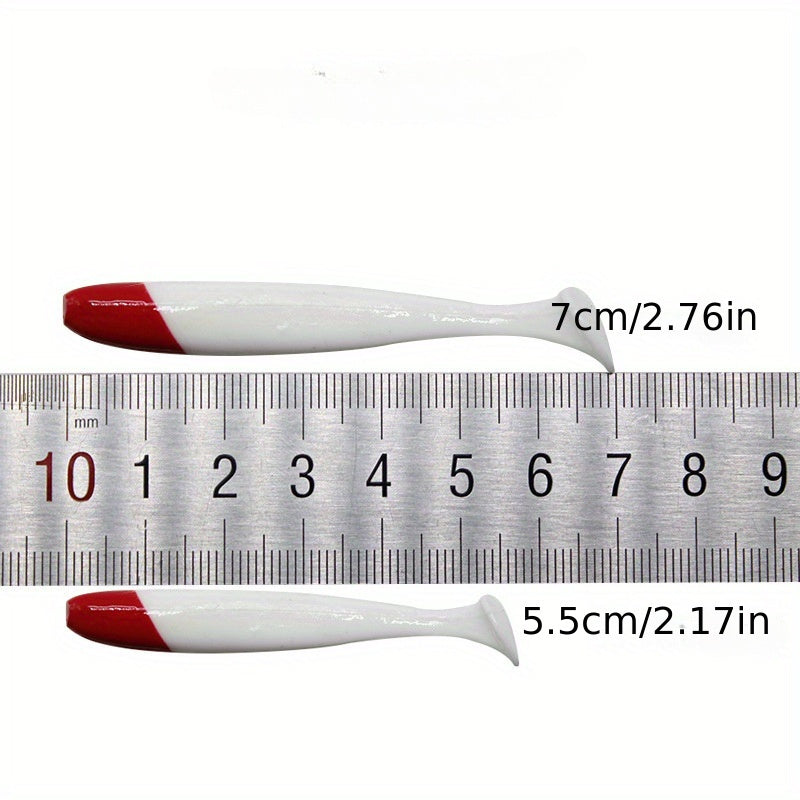 10pcs 2g T tail Soft Lure Fishing Accessories