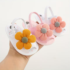Infant Flower Sandals Soft Sole Open Toe Toddler Shoes For Summer