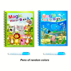 Reusable Watercolor Magic Book for Kids Ages 3+