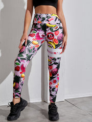 High Stretchy Digital Print Yoga Leggings