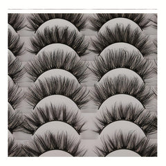 48 Pairs Fluffy Thick Faux Mink Lashes Soft Natural Long Wispy Full Strip Lashes