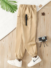 Boys Cargo Jogger Pants with Pocket