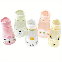 5 Pairs Baby Girls Animals Ankle Socks Thin Breathable Style