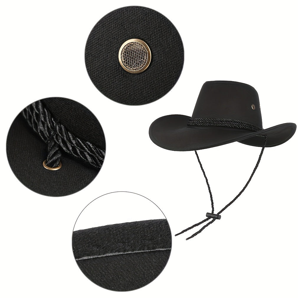 Western Denim Outdoor Sunshade Cowboy Hat