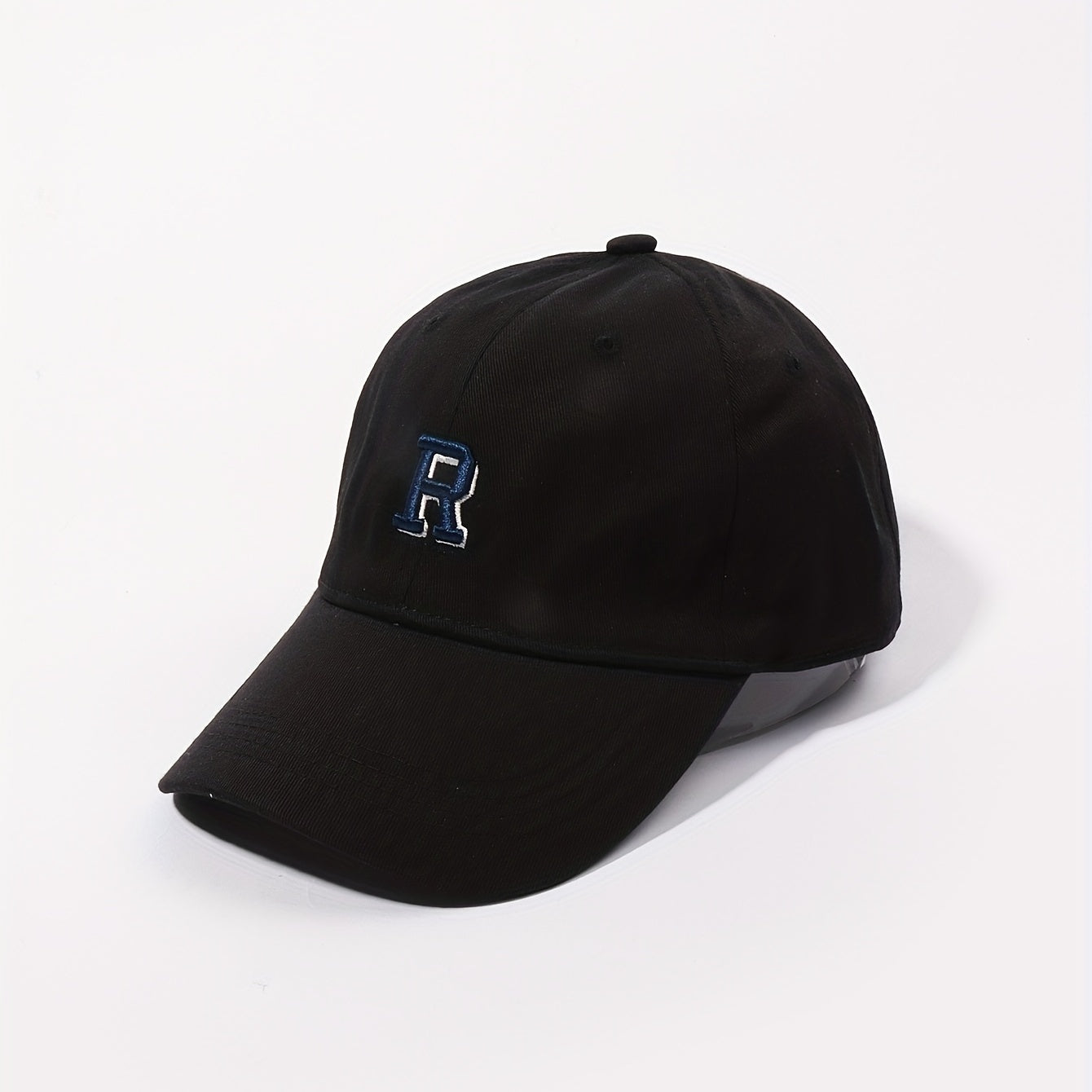 R Embroidered Baseball Cap Casual Sunshade Dad Hat Adjustable Unisex Sun Hats