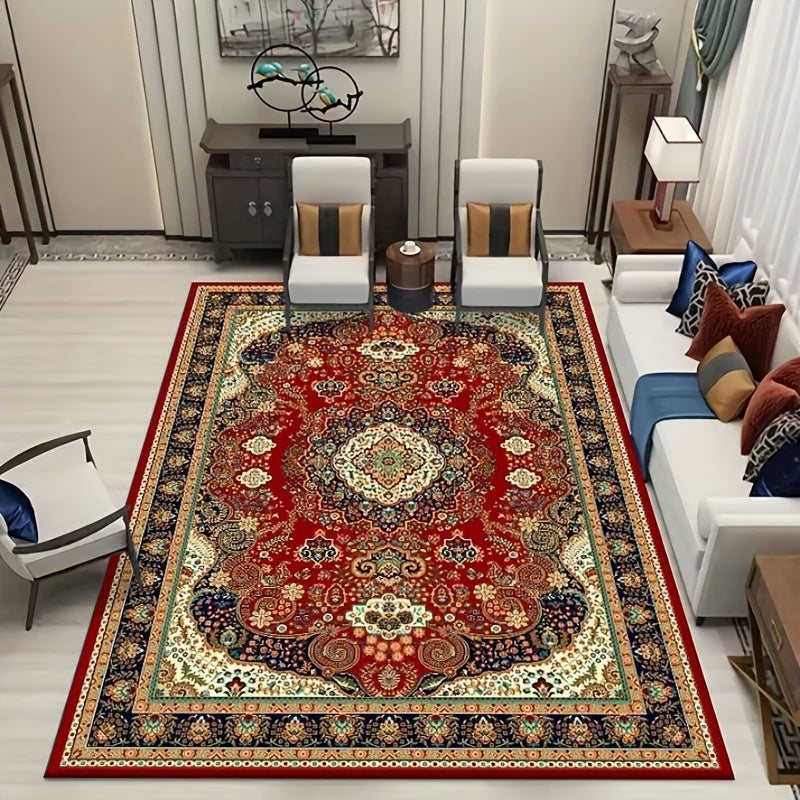 Large Vintage Boho Shag Area Rug Soft Anti Slip Persian Rug 5x7ft
