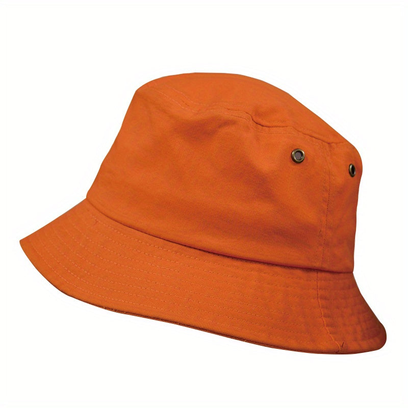 Unisex Cotton Bucket Hat Lightweight Sunshade Cap
