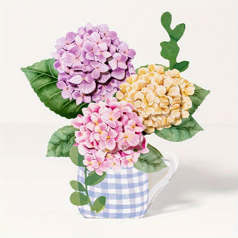 3D Flower Pop Up Card for Birthdays Weddings Anniversaries