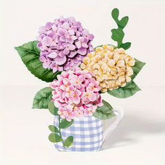 3D Flower Pop Up Card for Birthdays Weddings Anniversaries