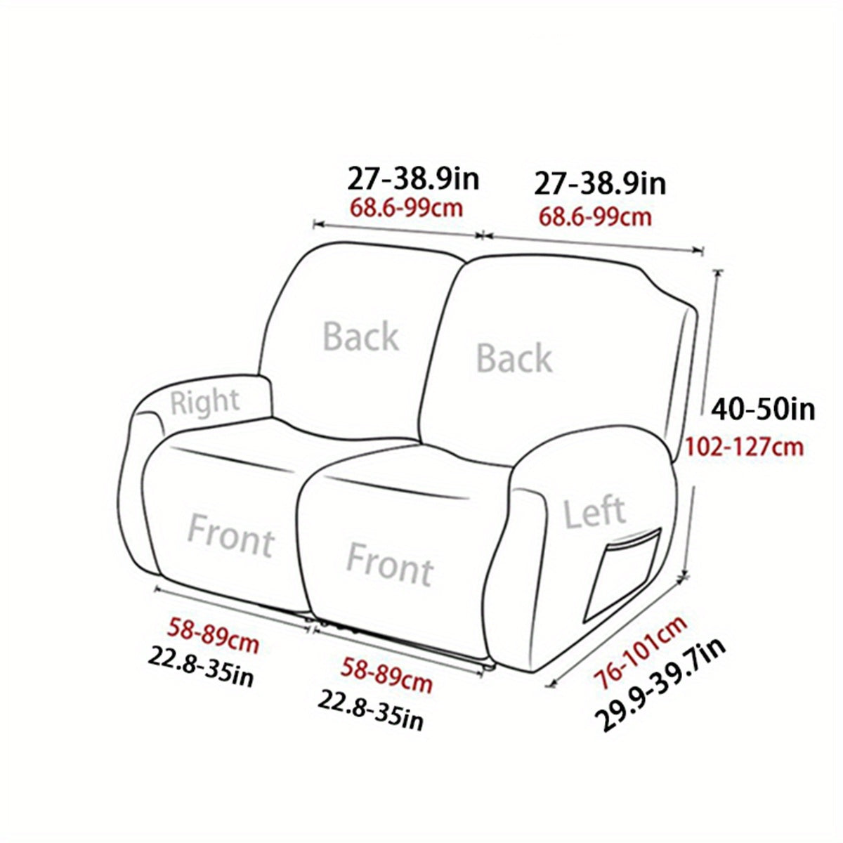 Waterproof PU Leather Sofa Slipcover Protects Furniture From Scratches and Stain