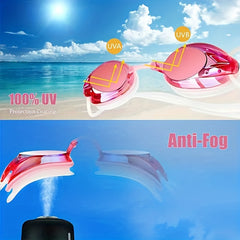 Anti-fog & Anti-UV Swimming Goggles Unisex Leak-proof