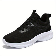 Ombre Soft Thick Sole Shock Absorption Woven Shoes