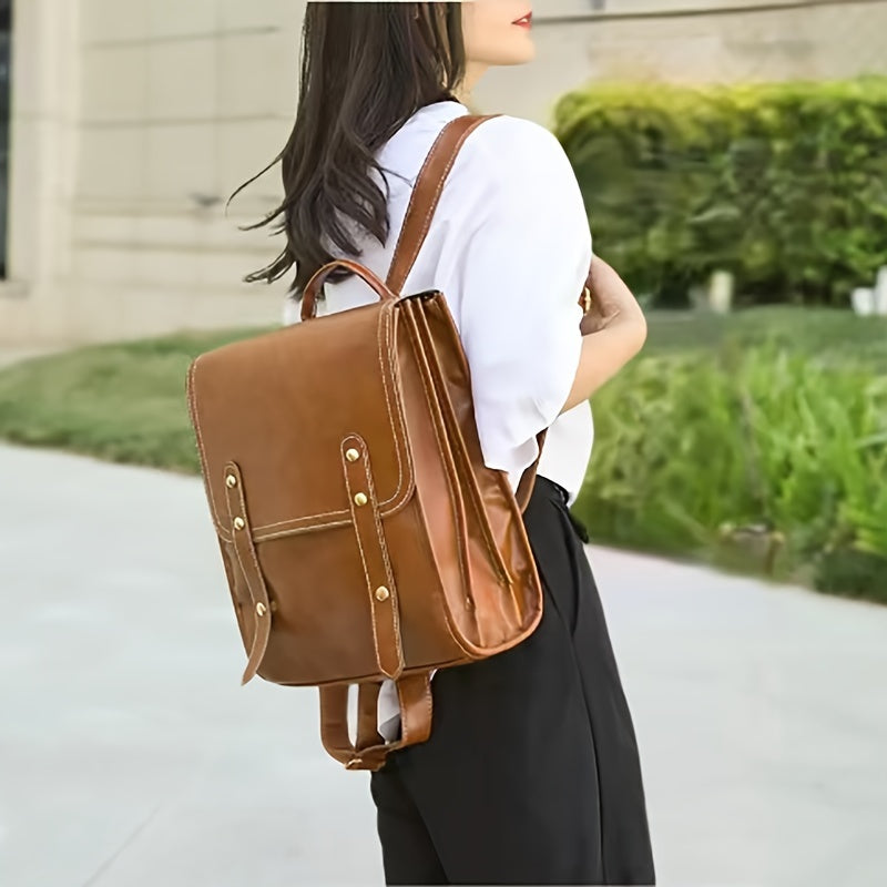 Retro Women's Backpack Lightweight Handbag for Travel