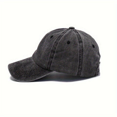 Vintage Baseball Cap Letter Printed Sun Cap for Outdoor Activities
