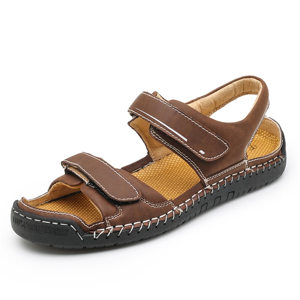SENBURNY Men's Summer Stitching Sandals Durable Non Slip Comfy Lightweight