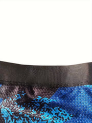 Men's Stretch Swimming Trunks for Beach Vacation