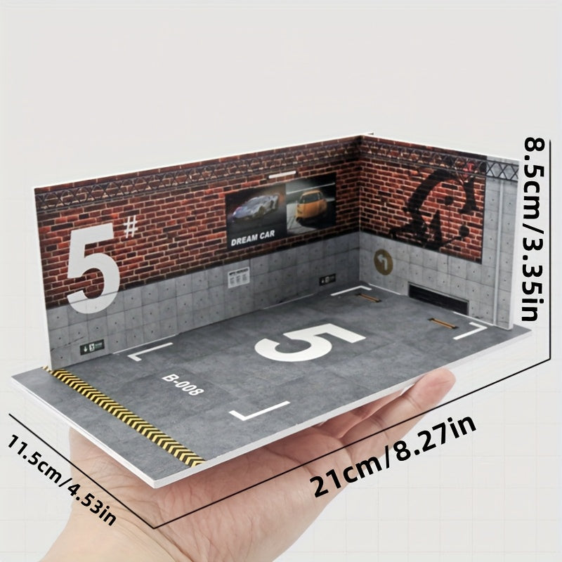 1:24 Scale Parking Garage Model - Durable PVC - UV Resistant