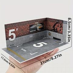 1:24 Scale Parking Garage Model - Durable PVC - UV Resistant