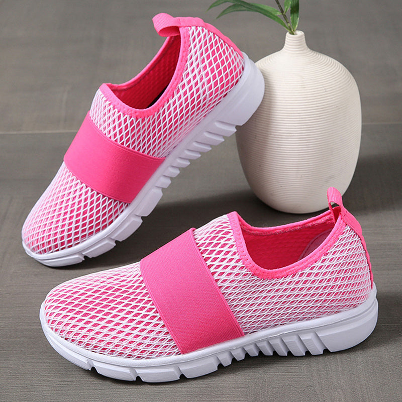 Women's Lightweight Mesh Slip-on Sneakers Breathable Casual Shoes