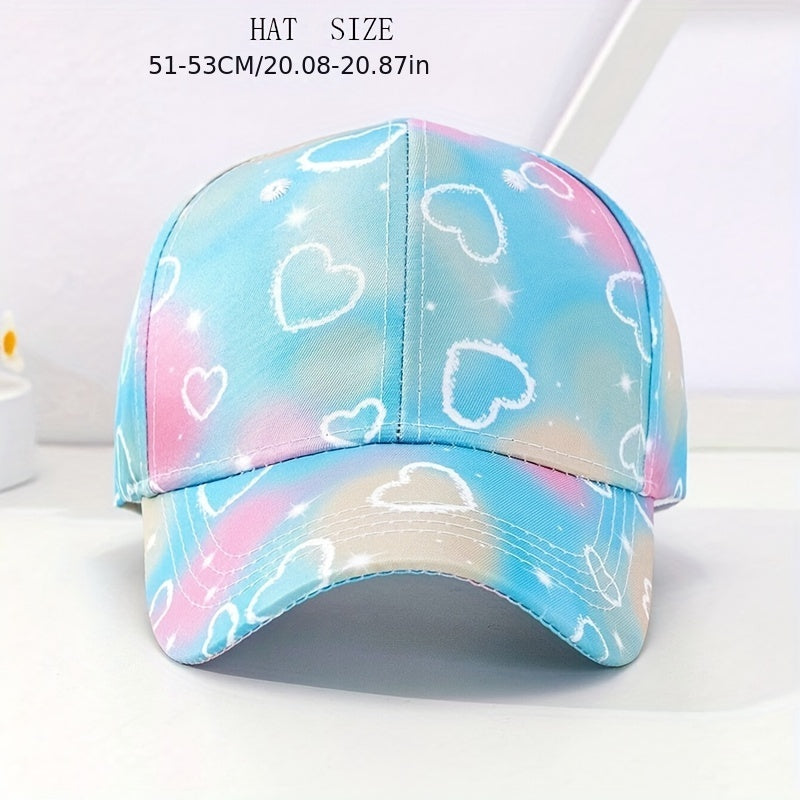 Love Rainbow Baseball Cap For Kids