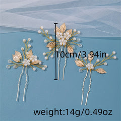 Leaf Plate Hair Comb Headdress Flower Comb Hair Accessories