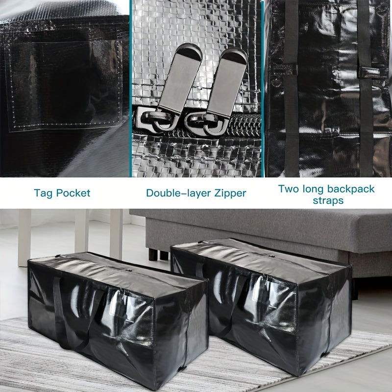 Reusable Grocery Bag Packing Organizer Heavy Duty Zipper Bag