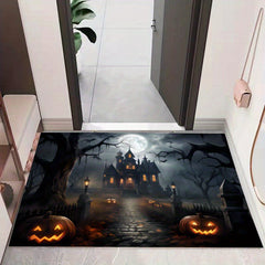 Gothic Absorbent Floor Mat for Bathroom and Home Decor 60x80cm