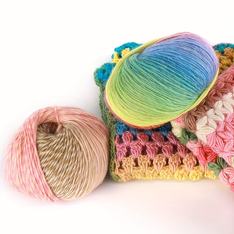 3pcs Wool Yarn Set for DIY Knitting Soft Comfortable Material 150g