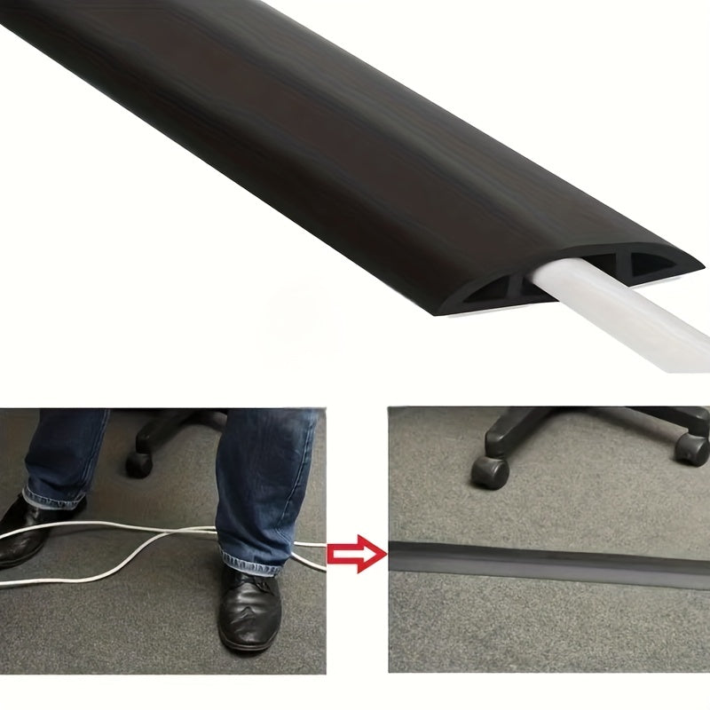 Floor Cord Cover Cable Protector Extension Cord Cover Prevent Cable Trips