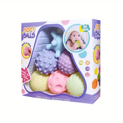 Soft Rubber Splashing Toy for Baby Hand Holding