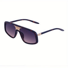 Men's Steampunk Style Sunglasses Retro One piece Glasses