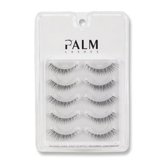 Natural Look False Eyelashes Short Everyday Lashes Clear Bands