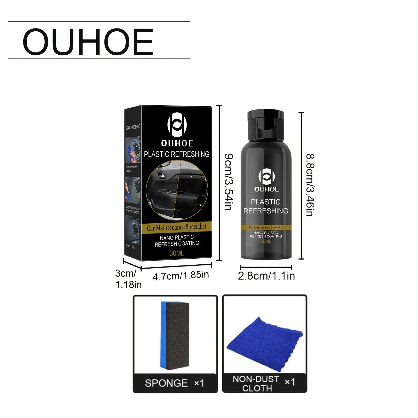 Plastic Retread Repair & Dust Nano Refreshing Coating