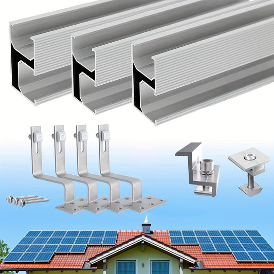 Solar Bracket Brick Roof Mounting Kit Extended Photovoltaic Mounting Rail