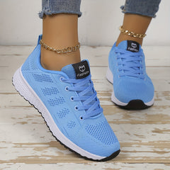 Women's Mesh Breathable Running Sports Shoes Lightweight Non-slip Travel Shoes