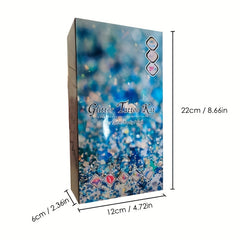 Temporary Glitter Tattoo Kit 24 Colors 200 Stencils 5 Brushes 3 Glue