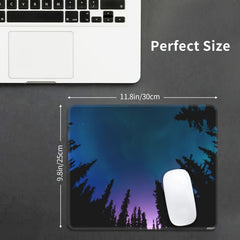 Night Sky Pattern Mouse Pad Non-Slip Thick Rubber Base Gaming Laptops Home
