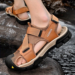 Men's Mesh Anti Collision Sandals Wear resistant Non Slip Outdoor Shoes