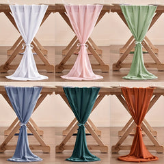 Boho Chiffon Table Runner for Wedding Reception