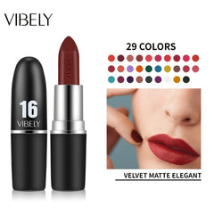 VIBELY Matte Lipstick Long Lasting Non Fading Formula