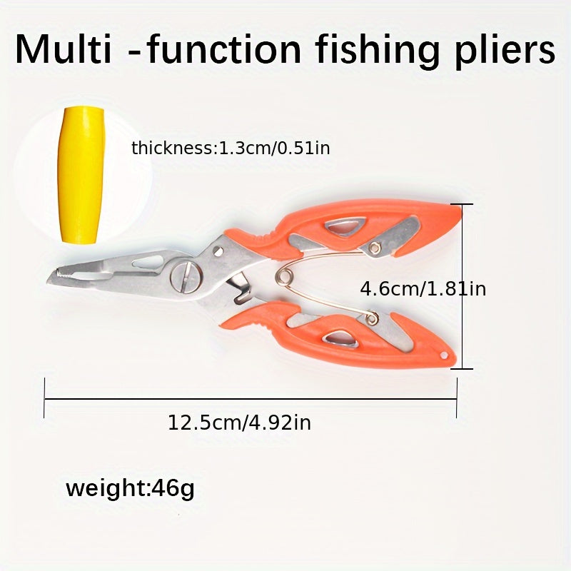 Multifunctional Fishing Plier Line Scissors Hook Remover