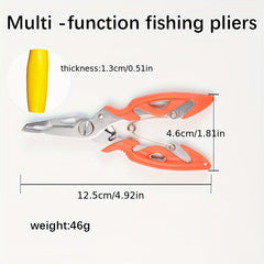 Multifunctional Fishing Plier Line Scissors Hook Remover