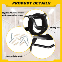 Wall Mount Horse Bridle Rack with Tubes and Screw