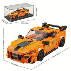 313pcs Sports Car Building Block Toy Kit with Display Box